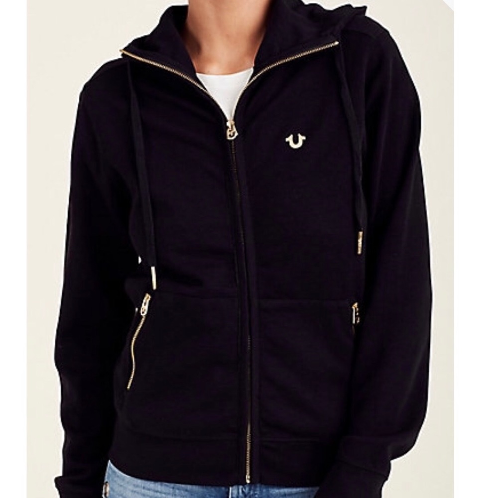 Women’s Slim Zip Up True Religion Hoodie